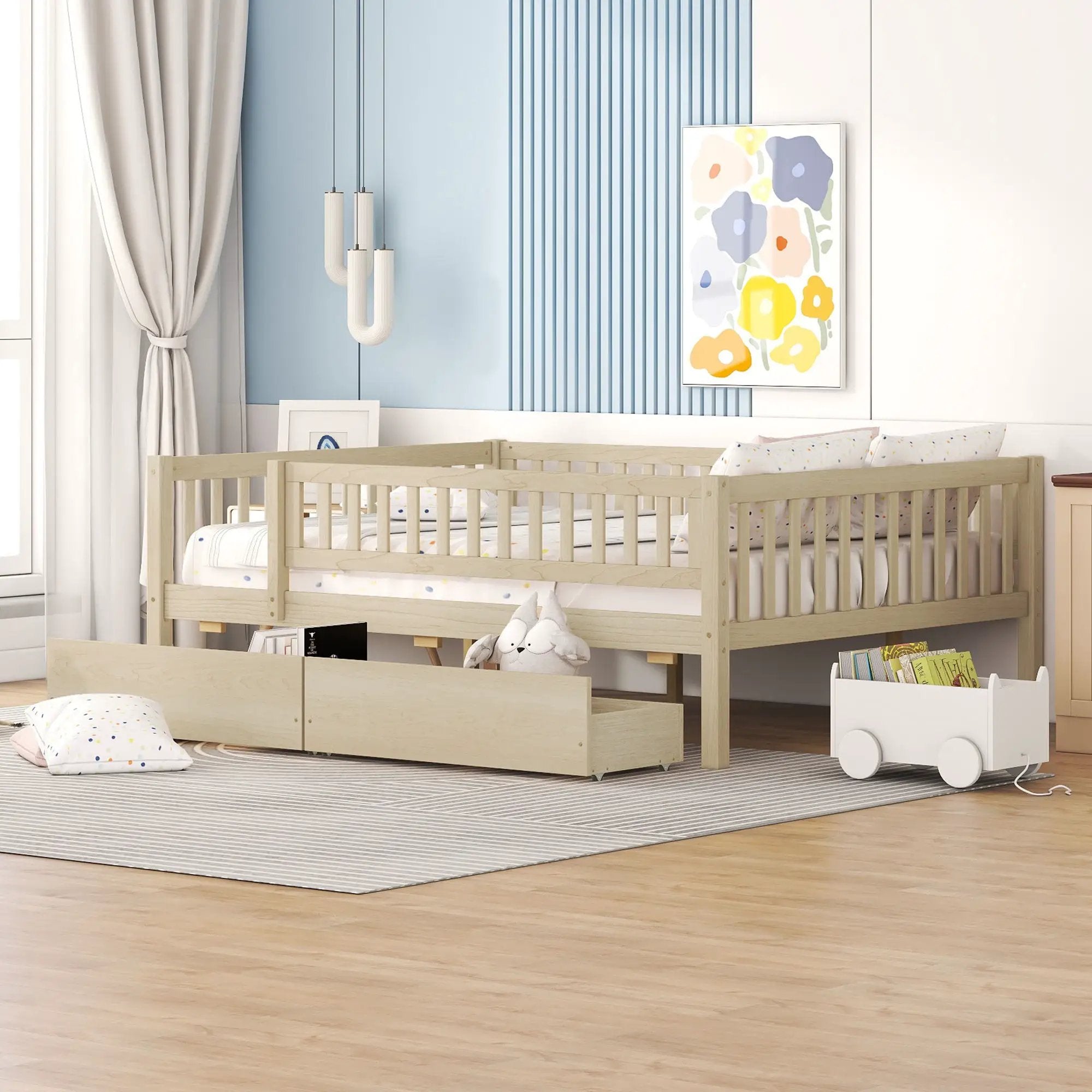 Multi Functional Wooden Daybed Bed by Unique Piece Furniture