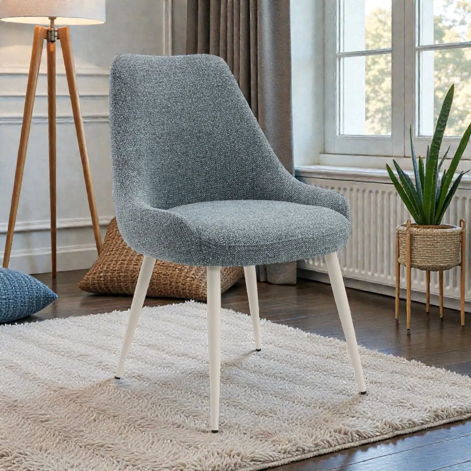 Table Side Chair - Light Blue by Unique Piece Furniture
