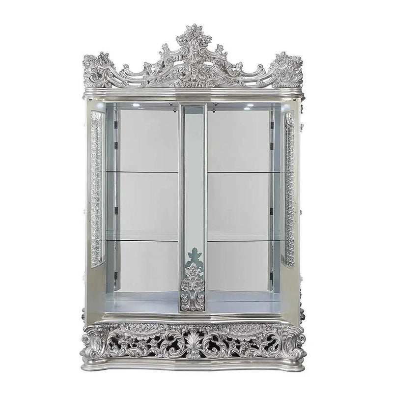 Valkyrie - Curio - Antique Platinum by Unique Piece Furniture