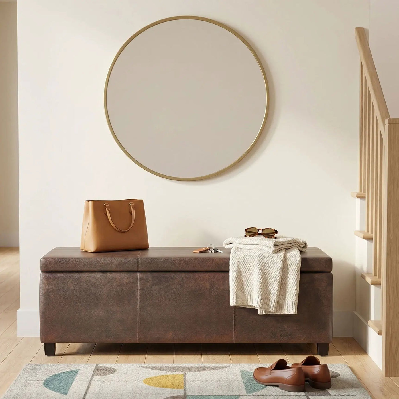 Avalon - Contemporary Storage Ottoman Bench by HouseOfZazla