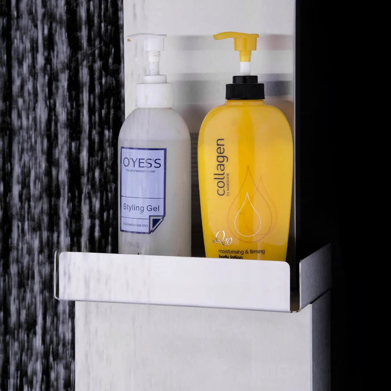 59” Stainless Steel Shower Panel with Massage Jets and Hand Shower by DirectDeals