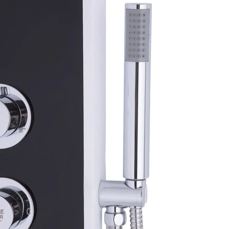 Bathroom ABS Shower Panel with Massage Jets & Hand Shower by DirectDeals