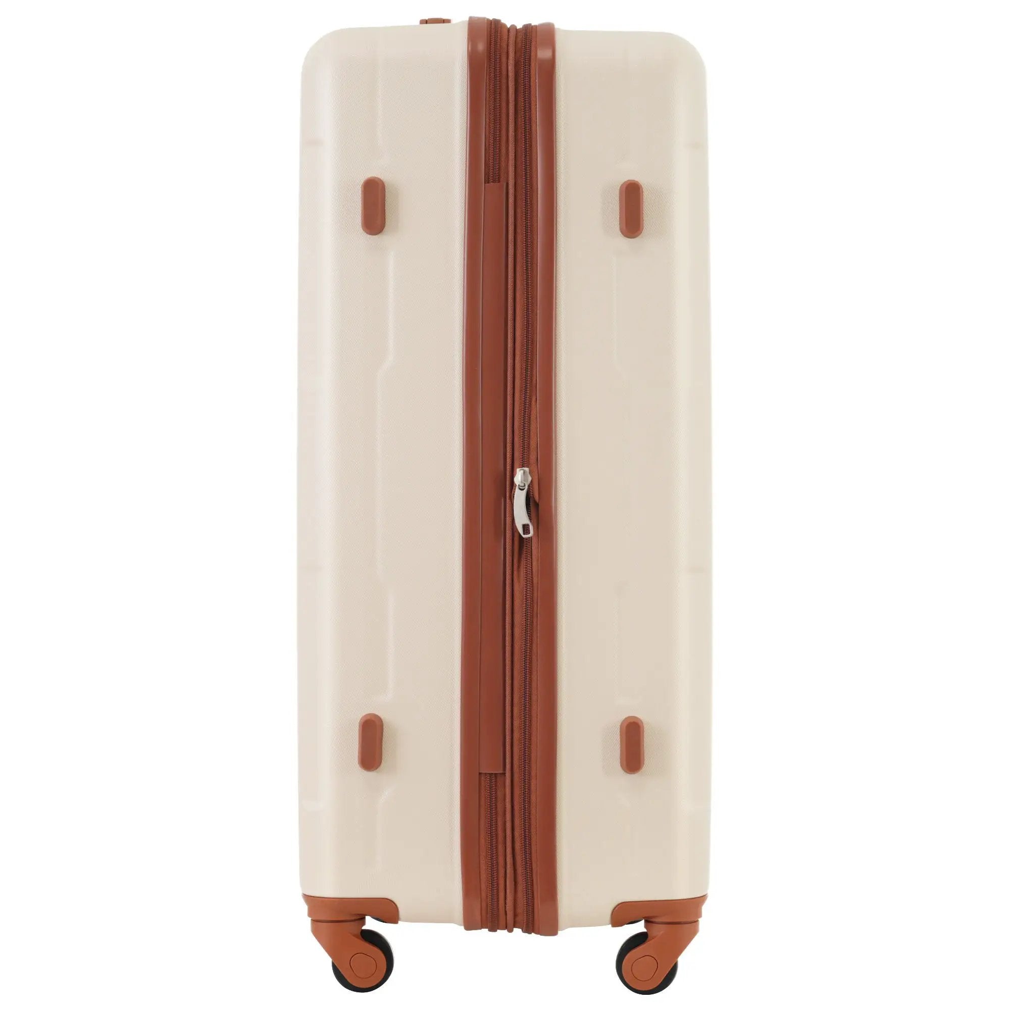 2 Piece Luggage Set With Bags Expanable Spinner Wheels ABS Lightweight Suitcase With Tsa Lock 20" / 28" by HouseOfZazla