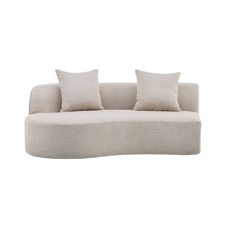 Elegant Curved Sectional Sofa With Full Foam Comfort by HouseOfZazla