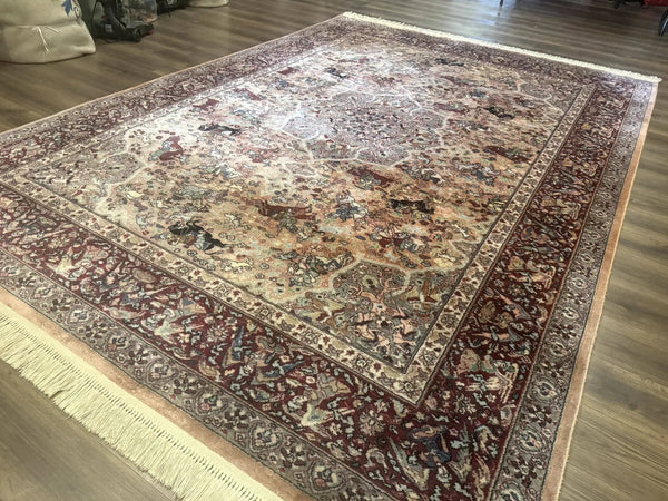 Karastan Rug 8.8 x 12 Persian Hunting Rug #723, Wool Area Rug, photo 2 of 12