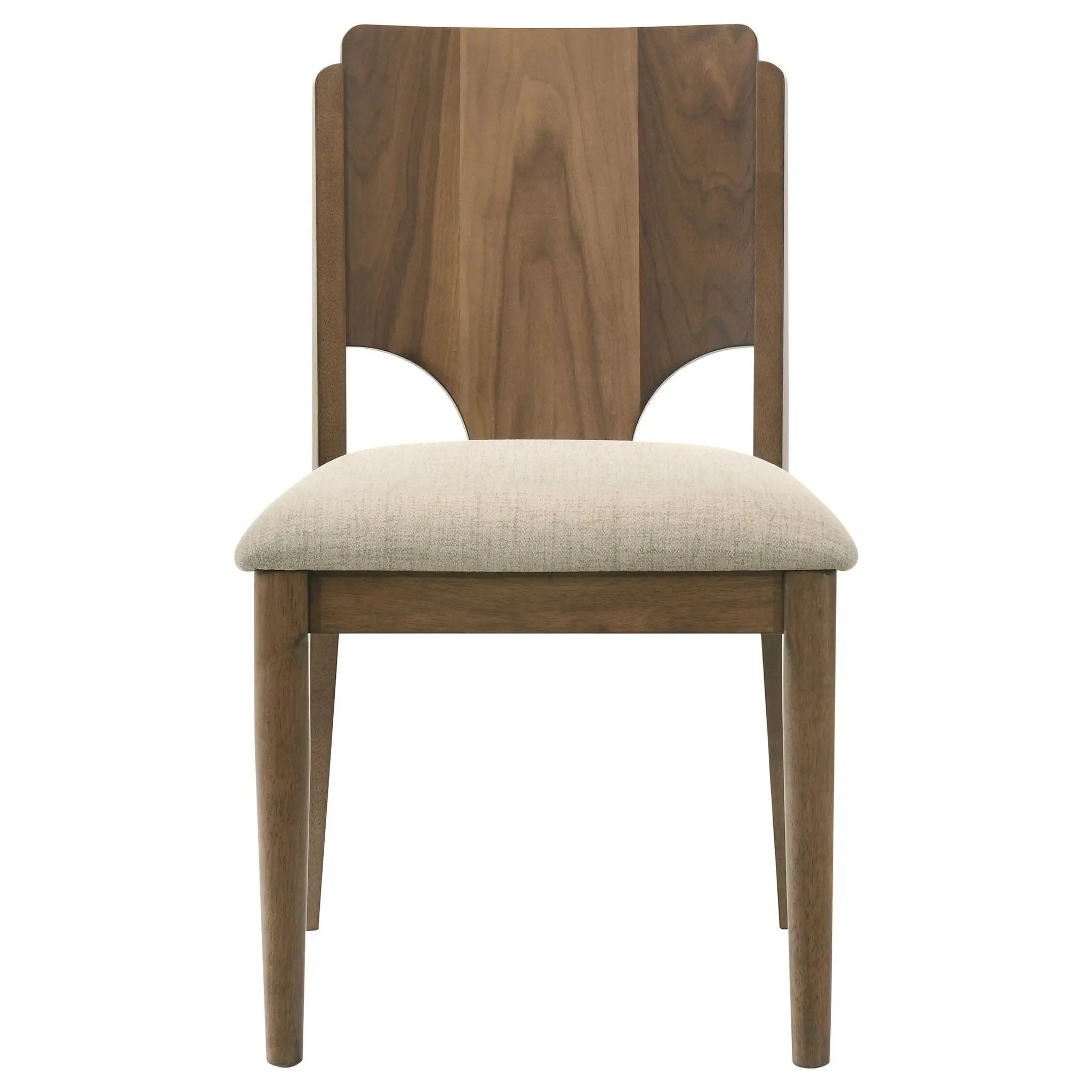 Crestmore 5-piece 46-inch Round Wood Dining Table Set Walnut by Unique Piece Furniture