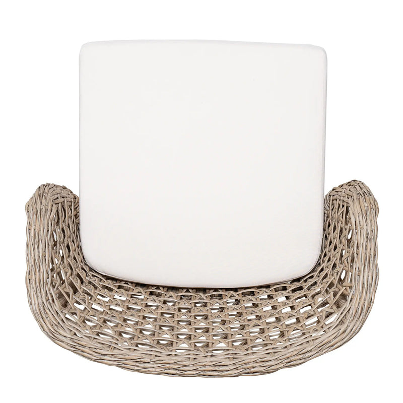 3-Piece Outdoor Dining Set with Teak Finish Acacia Wood Table & Wicker Chairs by HouseOfZazla