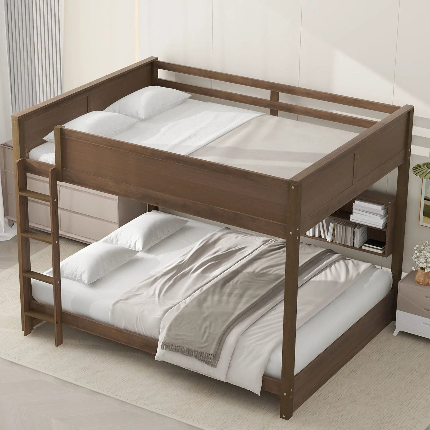 Bunk Bed With Storage Cabinets And USB Ports by Unique Piece Furniture