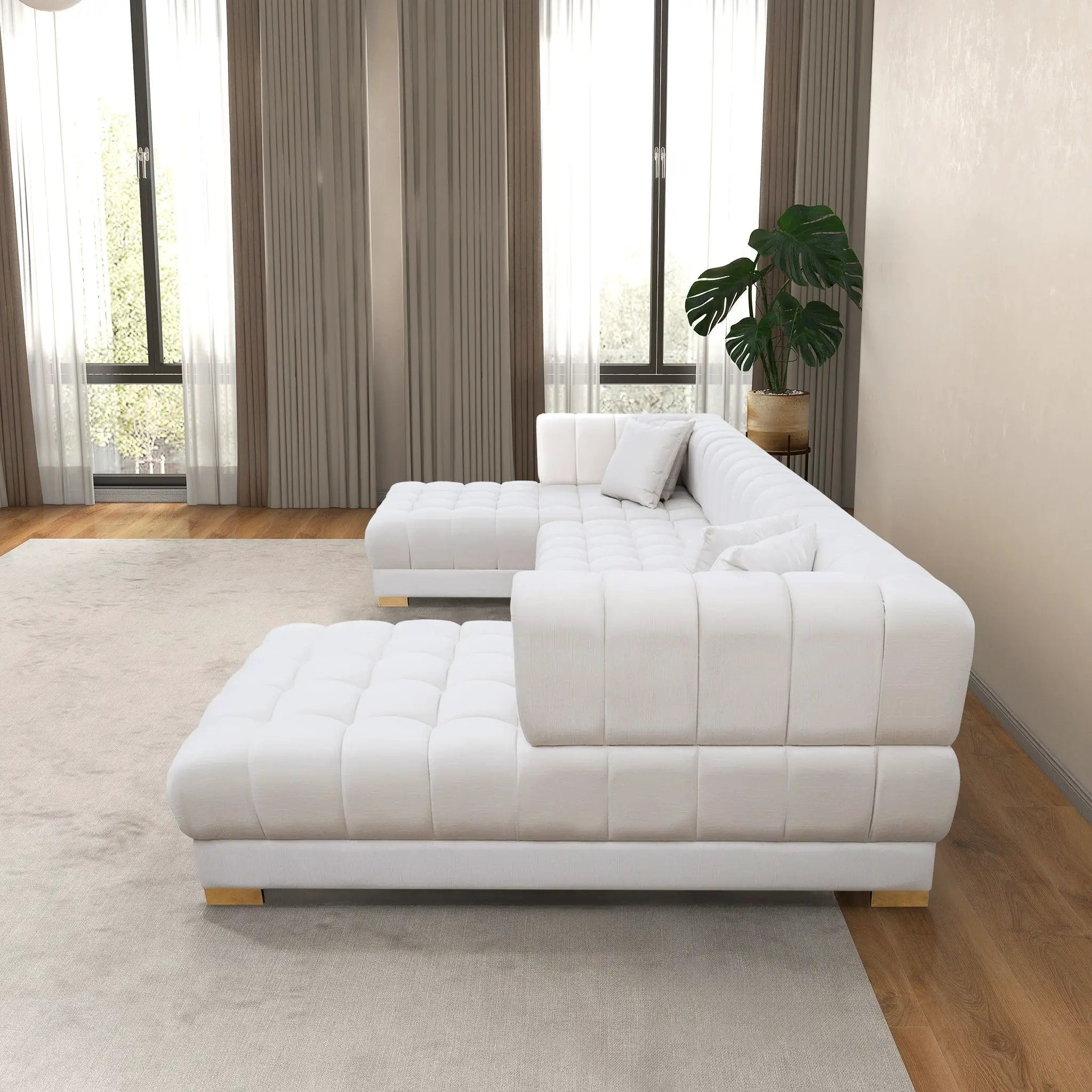 Marlow - U Shape Corner Sofa by HouseOfZazla