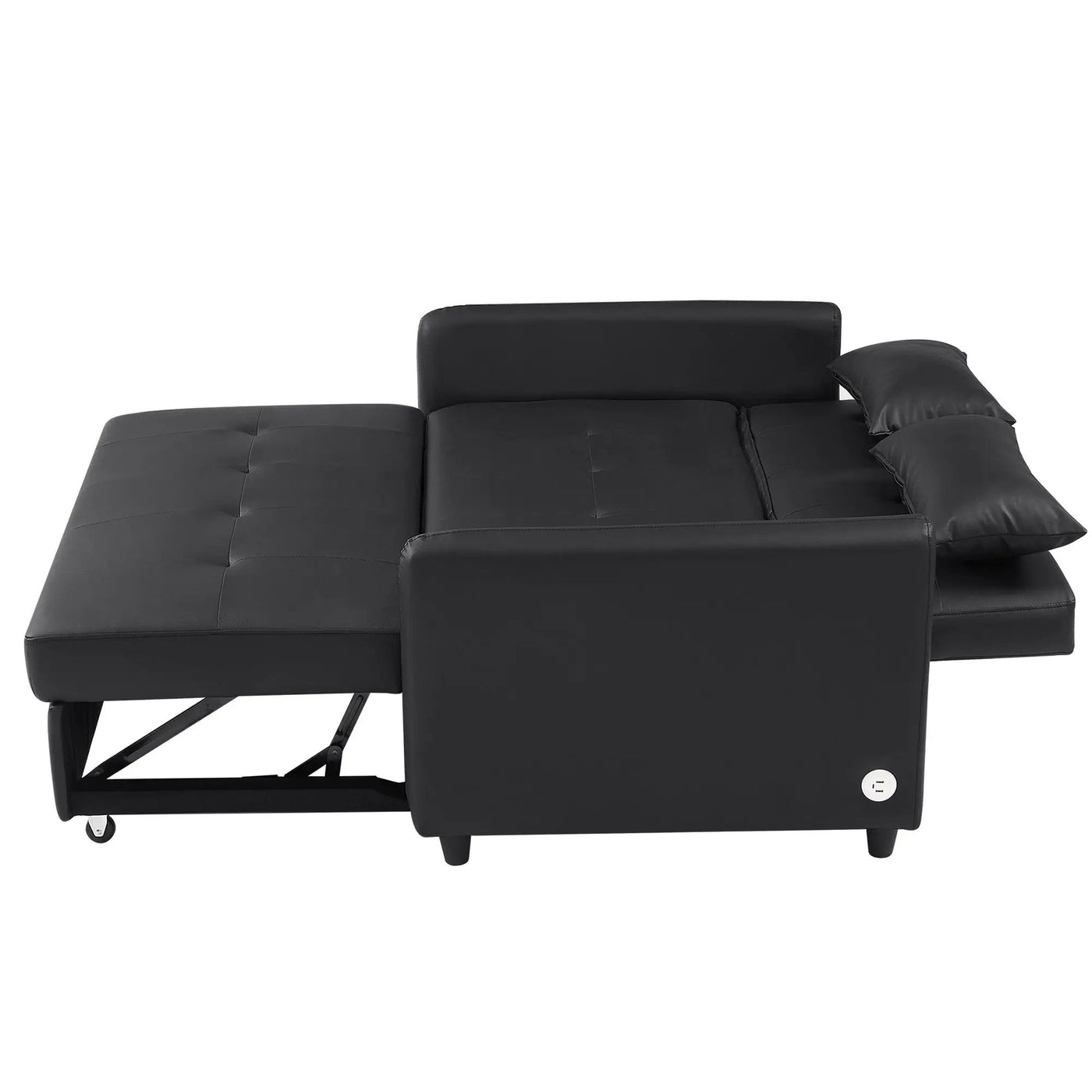 Convertible Sleeper Sofa Bed With 3 USB Ports by HouseOfZazla