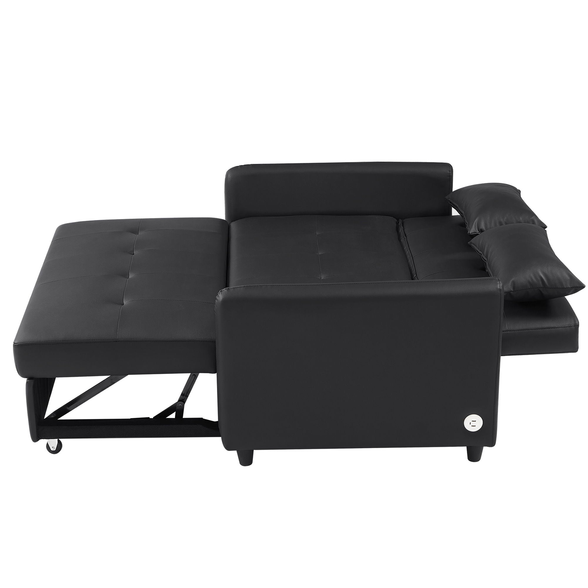 Convertible Sleeper Sofa Bed With 3 USB Ports by HouseOfZazla