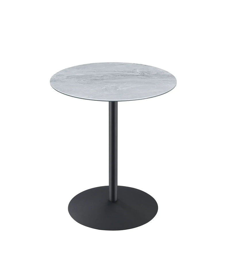Circa - 17.5" End Table With Marble Textured Top by HouseOfZazla