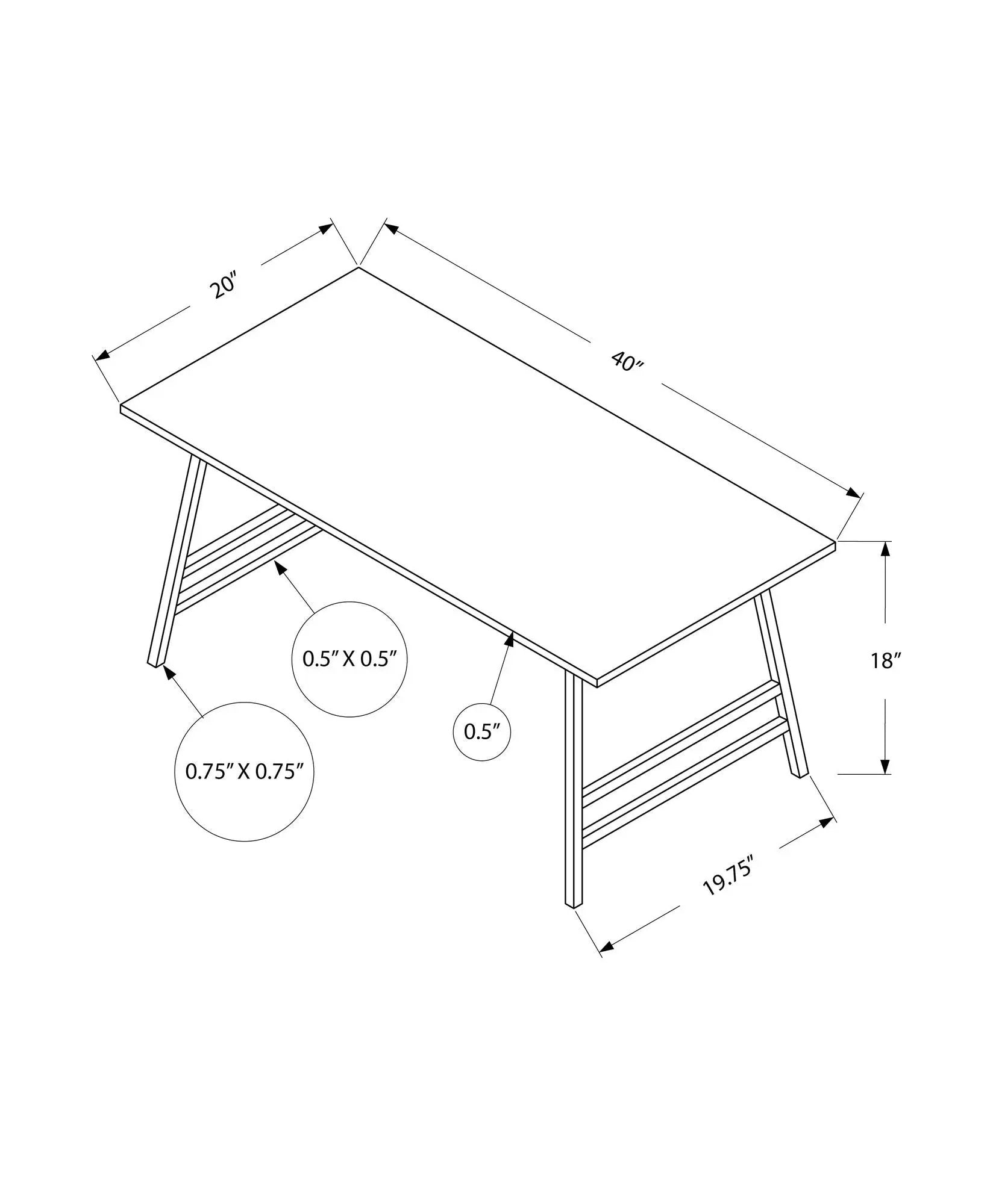 Table, Rectangular, Modern Style by Unique Piece Furniture