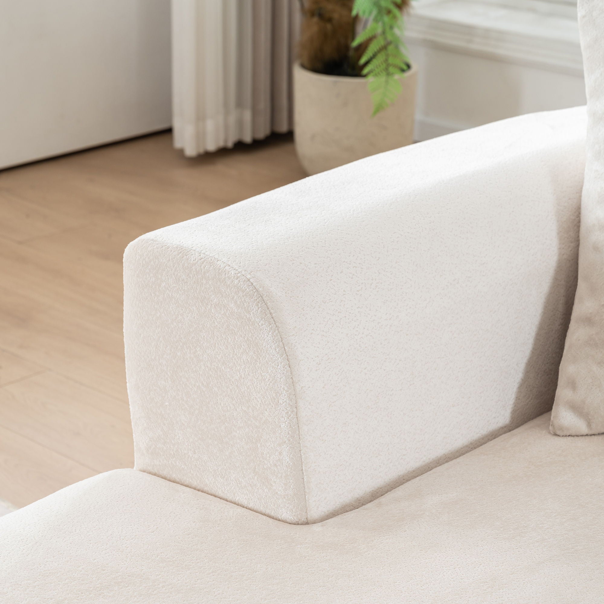 Modular Sectional Sofa With L Shape Chaise With Deep Seat by HouseOfZazla