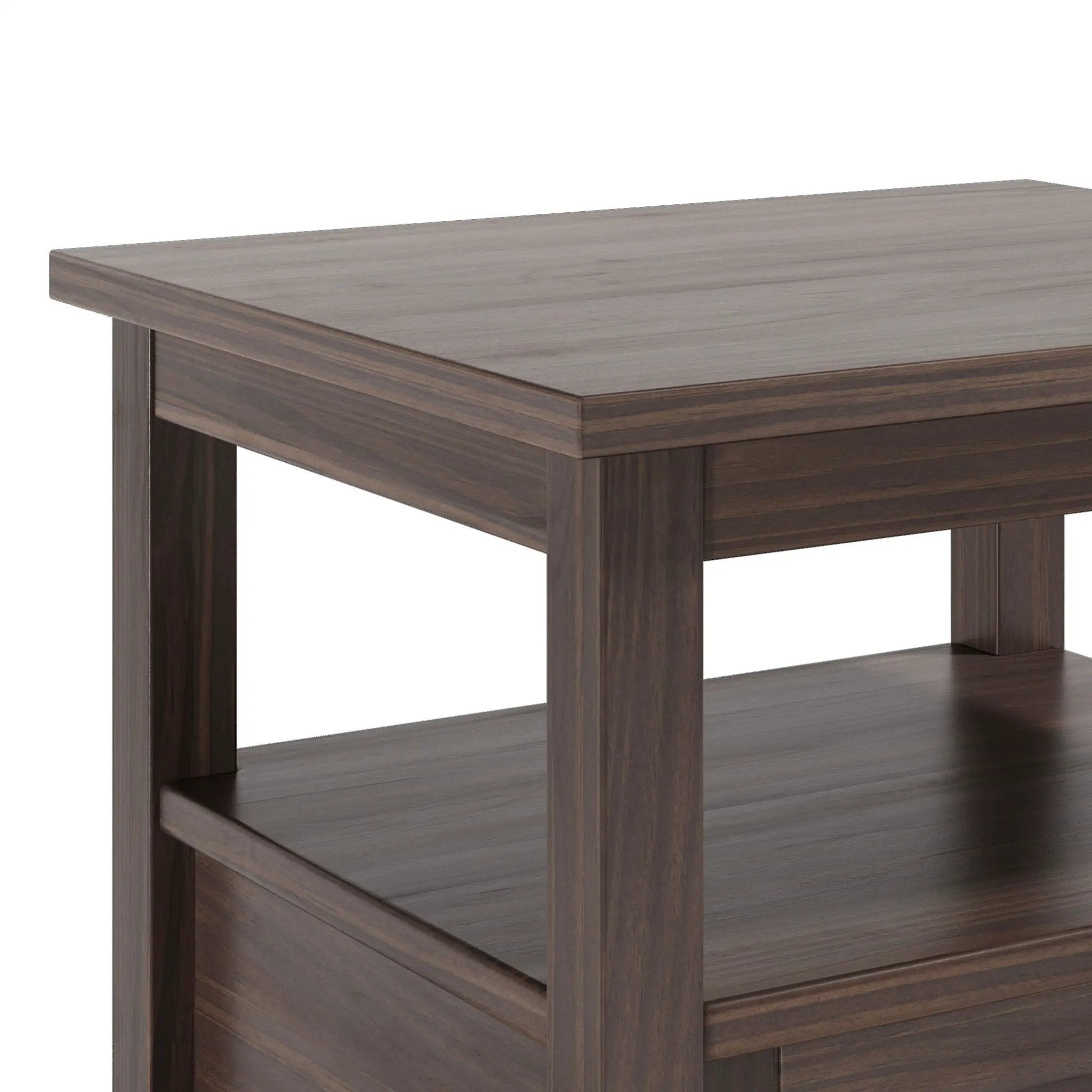 Warm Shaker - End Table - Warm Walnut Brown by Unique Piece Furniture