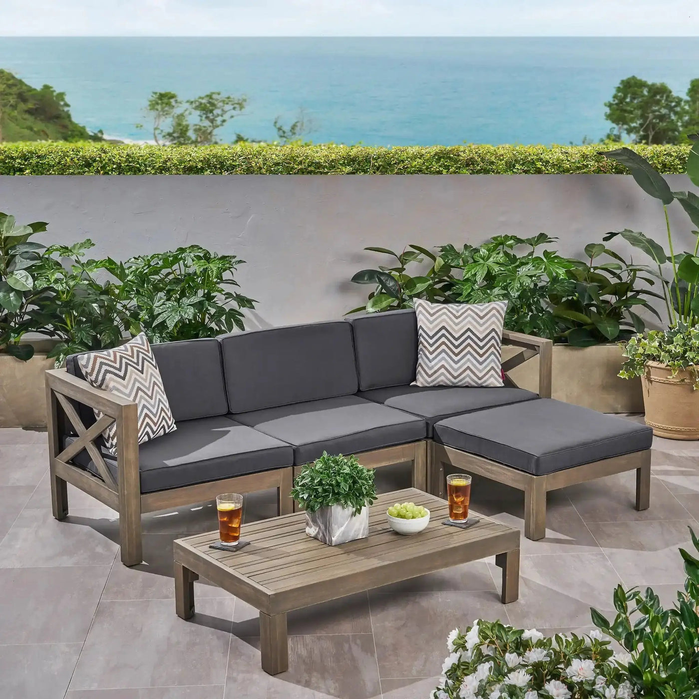 Alcove - L Shape Sofa Set by HouseOfZazla