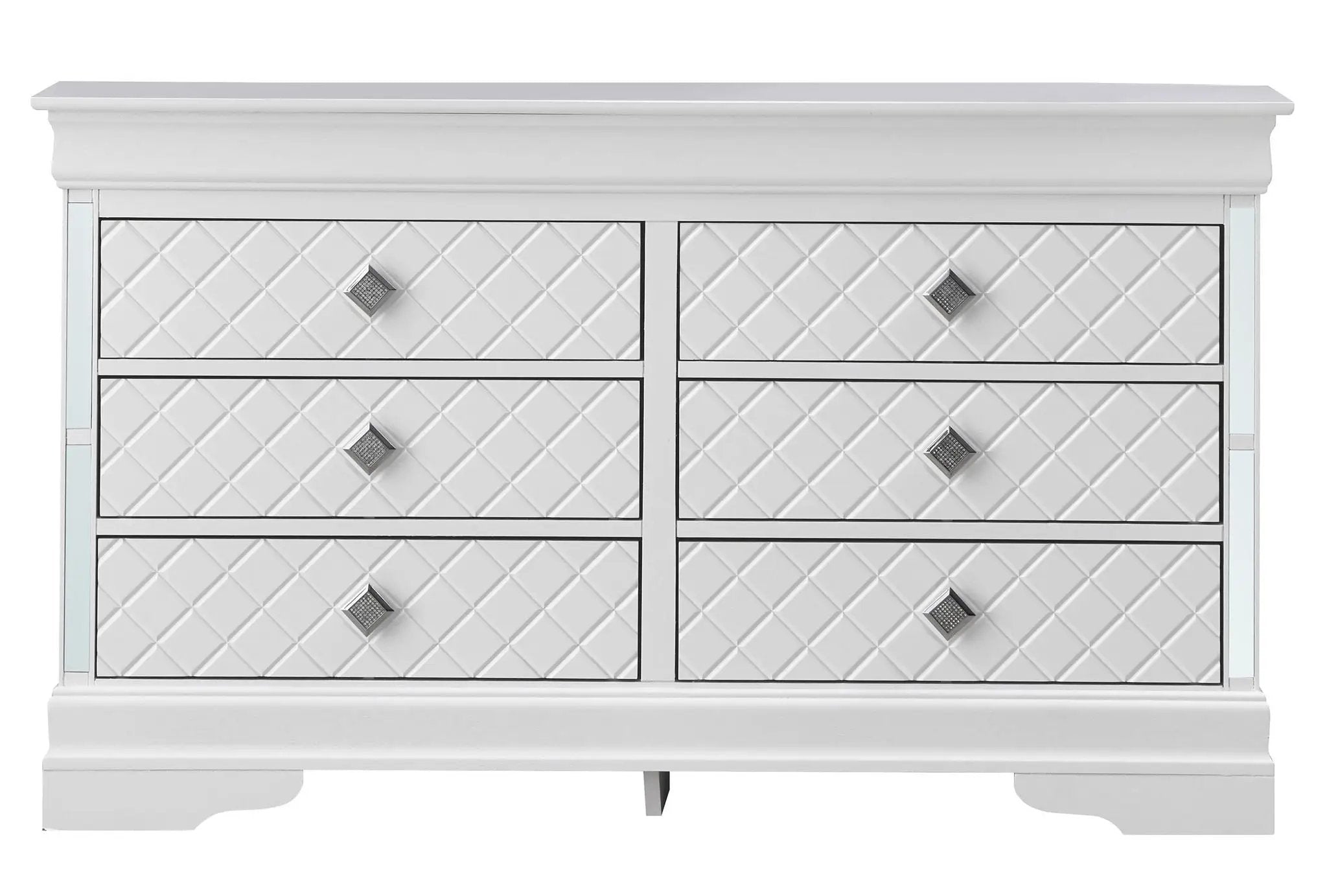 Verona - Dresser - Silver Champagne by Unique Piece Furniture