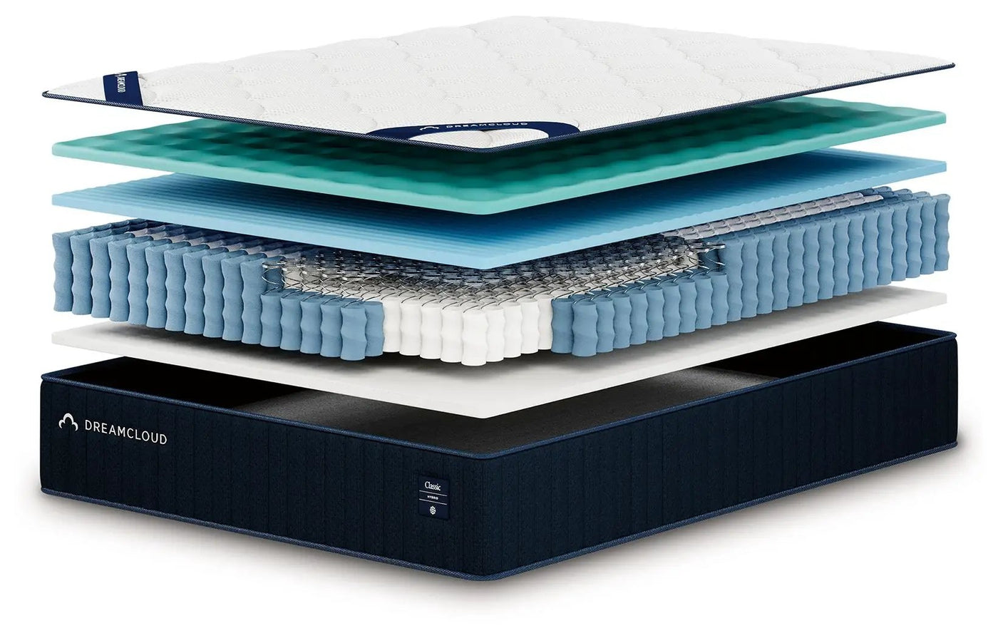 DreamCloud Classic Hybrid - Mattress by Unique Piece Furniture