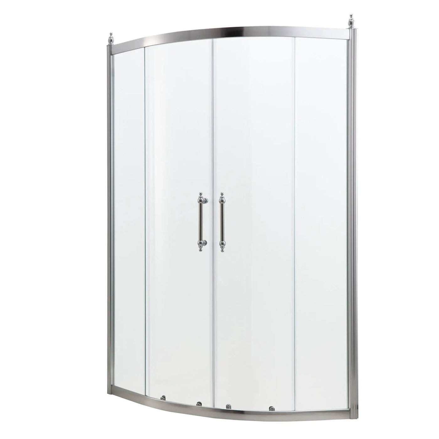 Framed Tub Shower Enclosure with Clear Tempered Glass by HouseOfZazla