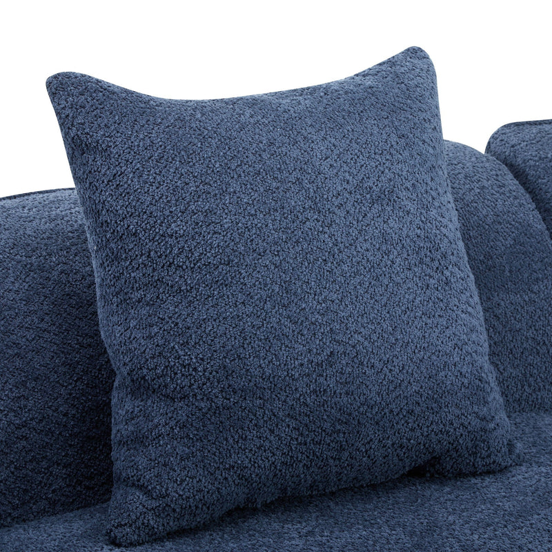 Elegant Curved Sectional Sofa With Full Foam Comfort by HouseOfZazla