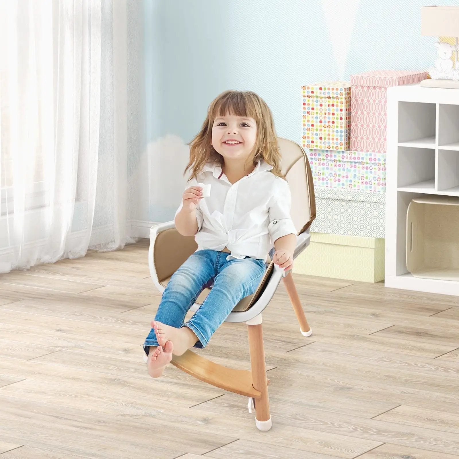 Baby High Chair with Dishwasher Safe Tray by DirectDeals