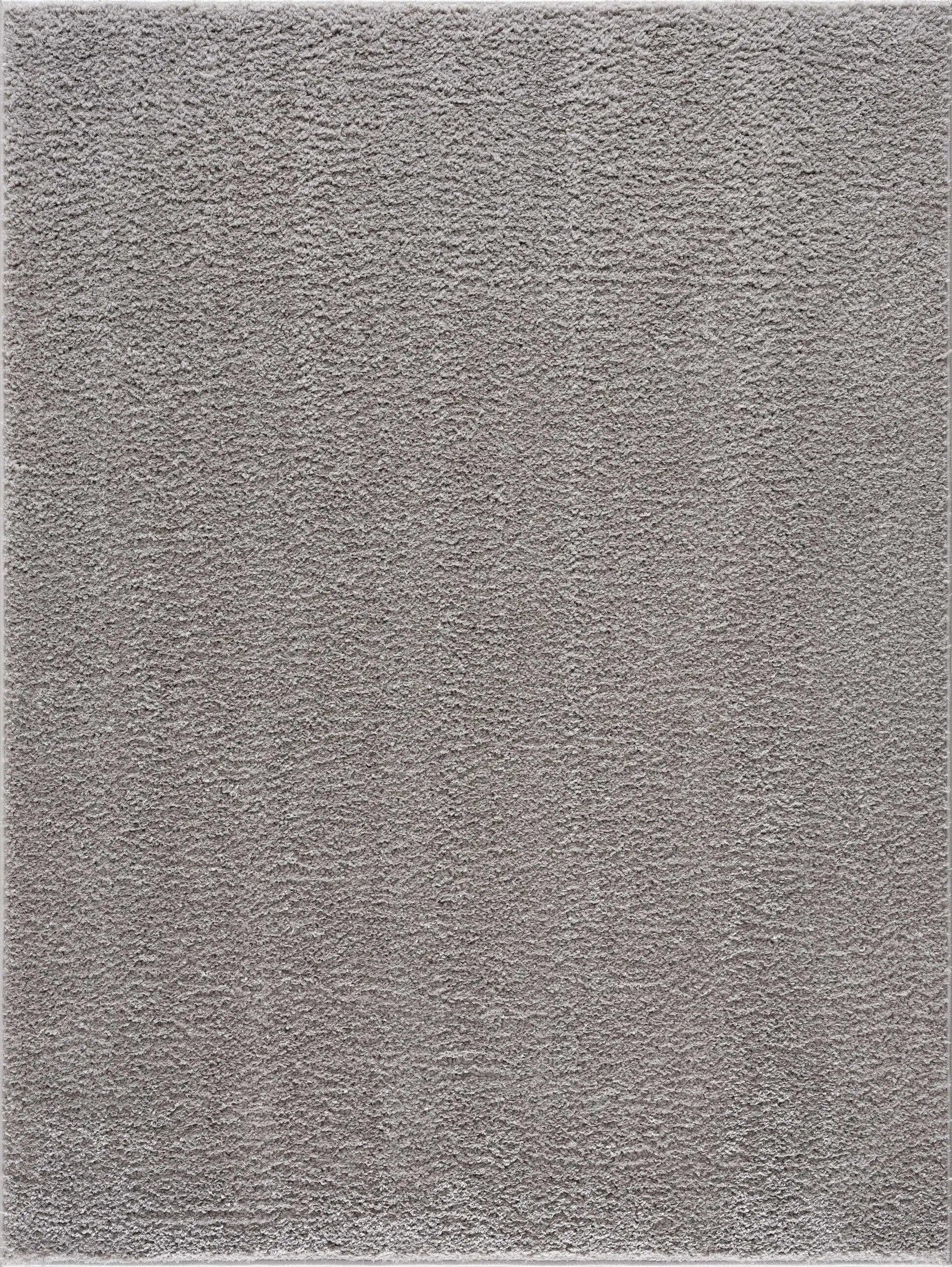 Judy Solid Gray Washable Shag Rug - Clearance by Boutique Rugs