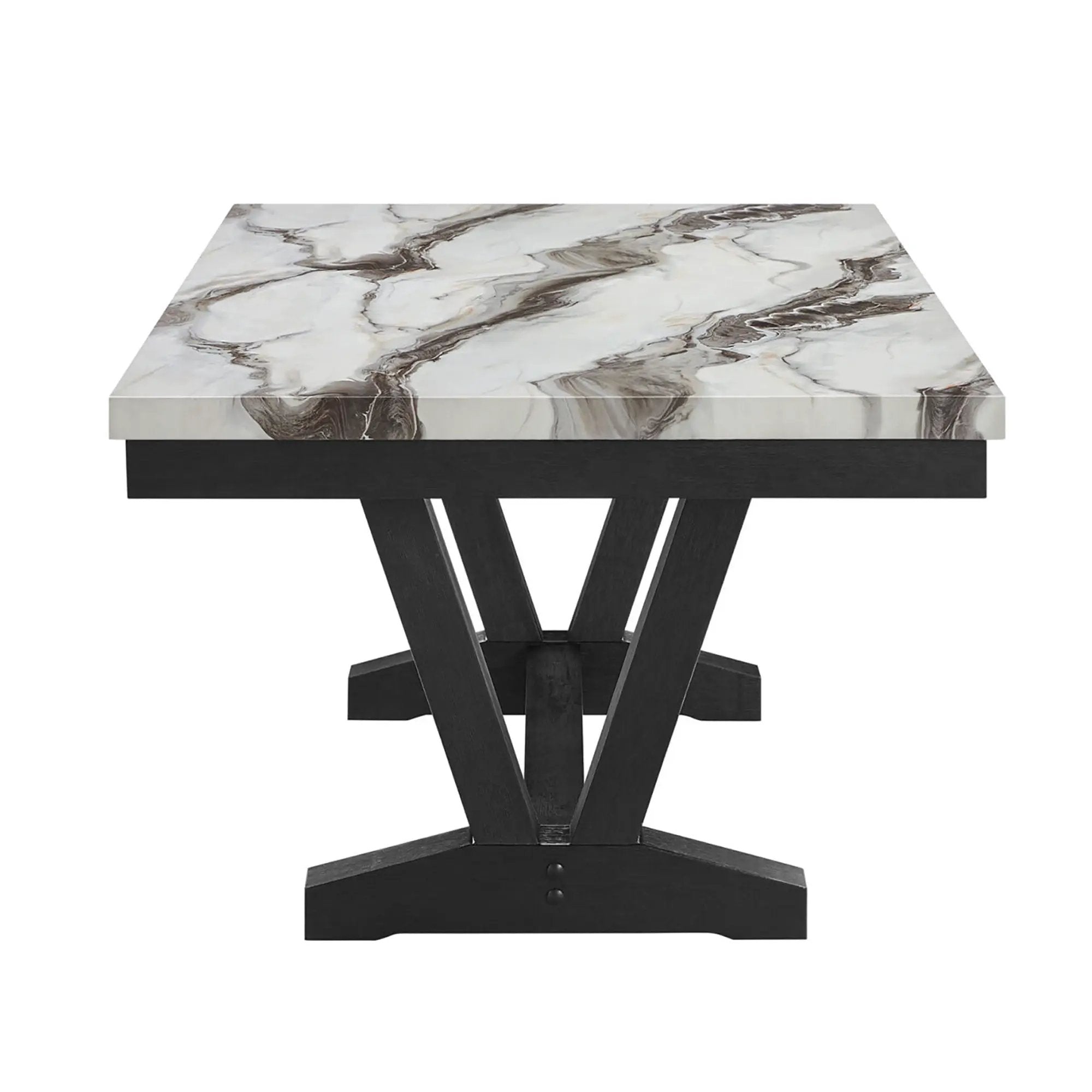 Panda Oceanic - Dining Table And Chairs Set - Black by Unique Piece Furniture