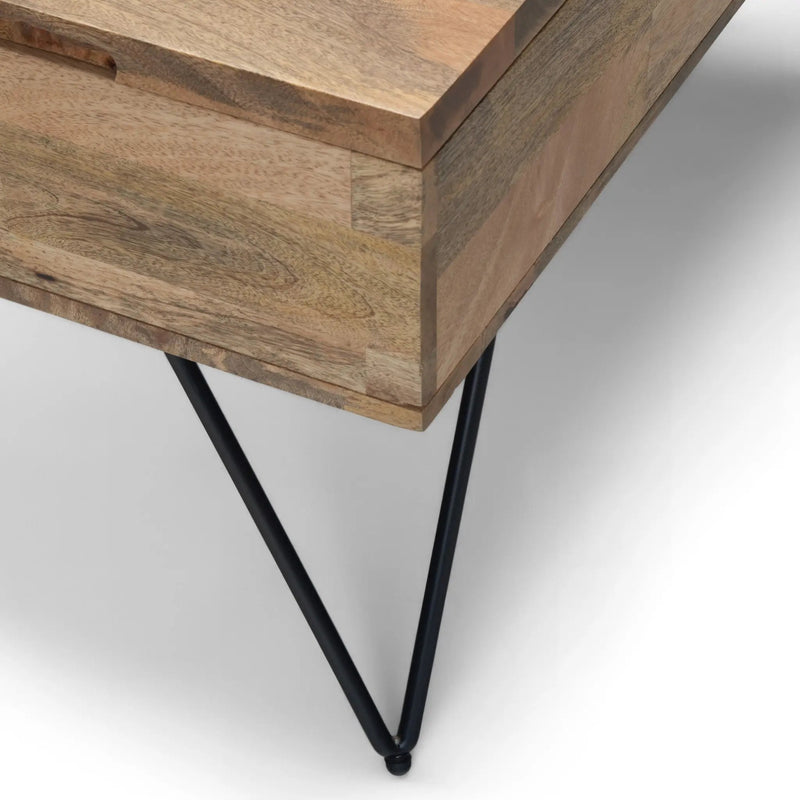 Hunter - Lift Top Square Coffee Table - Natural by Unique Piece Furniture