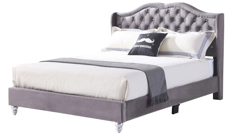 Upholstered Bed Transitional by HouseOfZazla