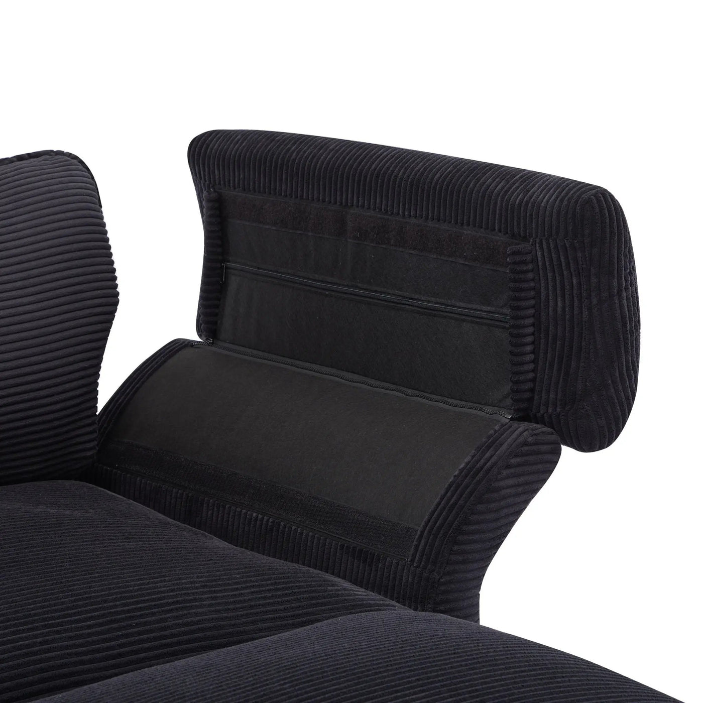 Modern Deep Seat Sectional Sofa With Ottoman by HouseOfZazla