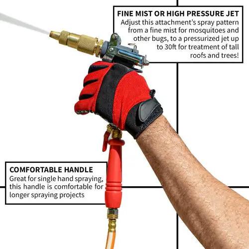5 Gallon Gas Backpack Sprayer 450 PSI Pump with Nozzle Bundle by Tomahawk Power