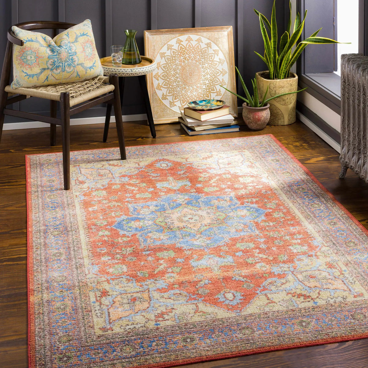 Bacoor Washable Area Rug - Clearance, installed in a room