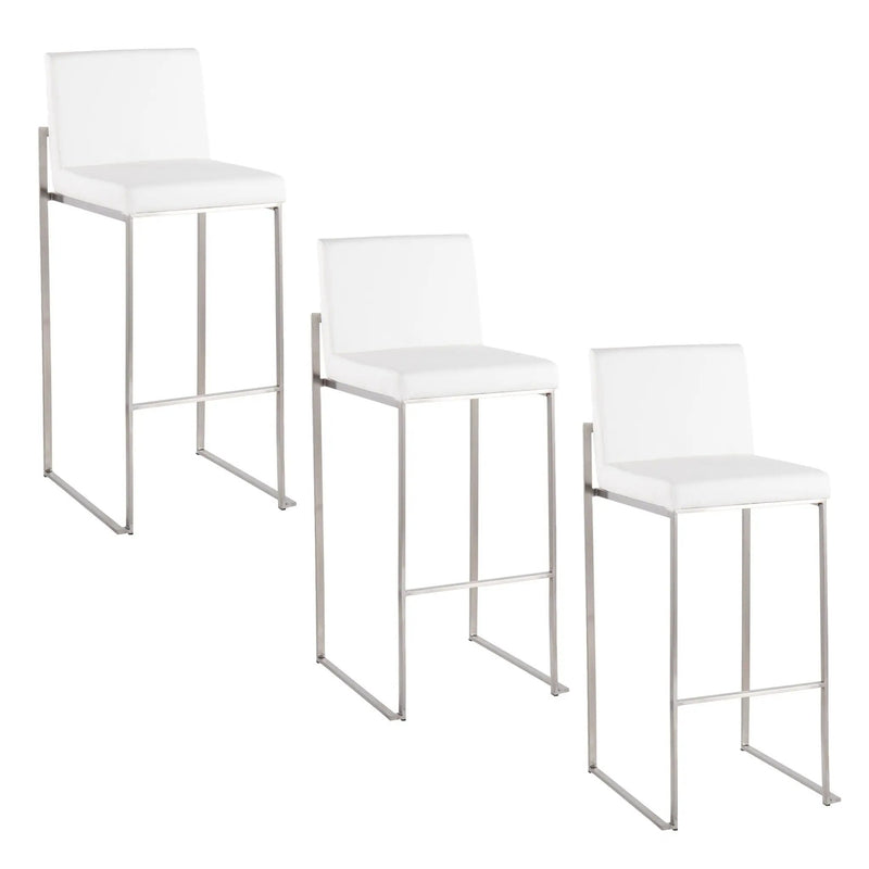 Fuji - Contemporary And Modern Elegance High Back Barstool by Unique Piece Furniture