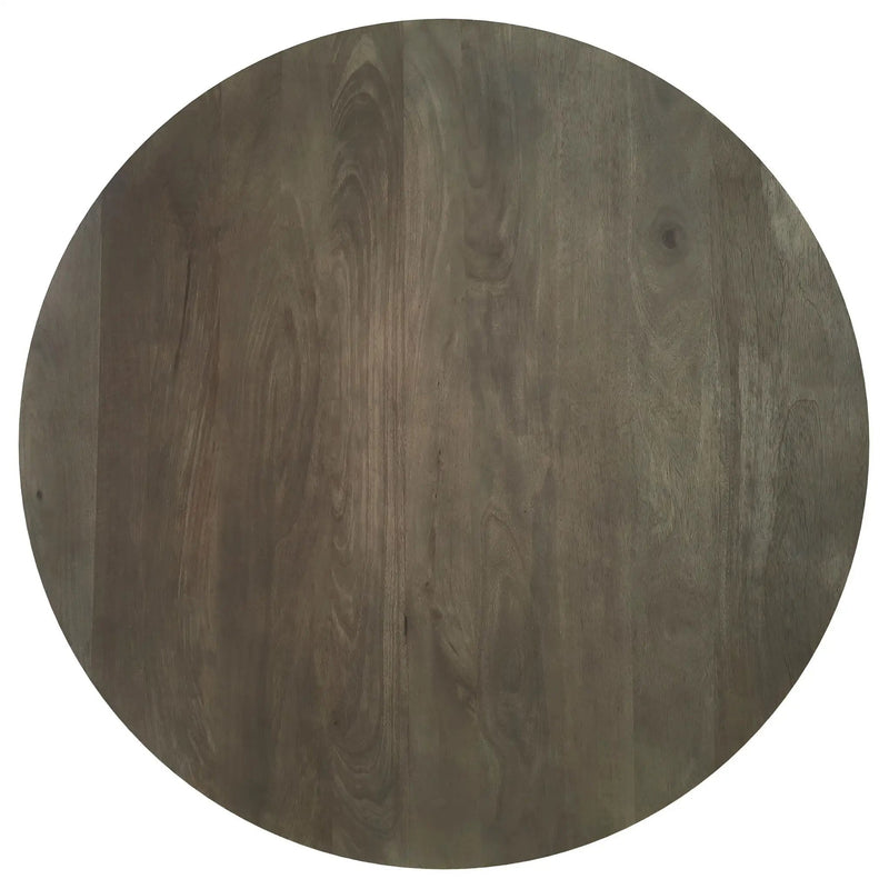 Kinkaid Round Solid Mango Wood Coffee Table Brown by Unique Piece Furniture