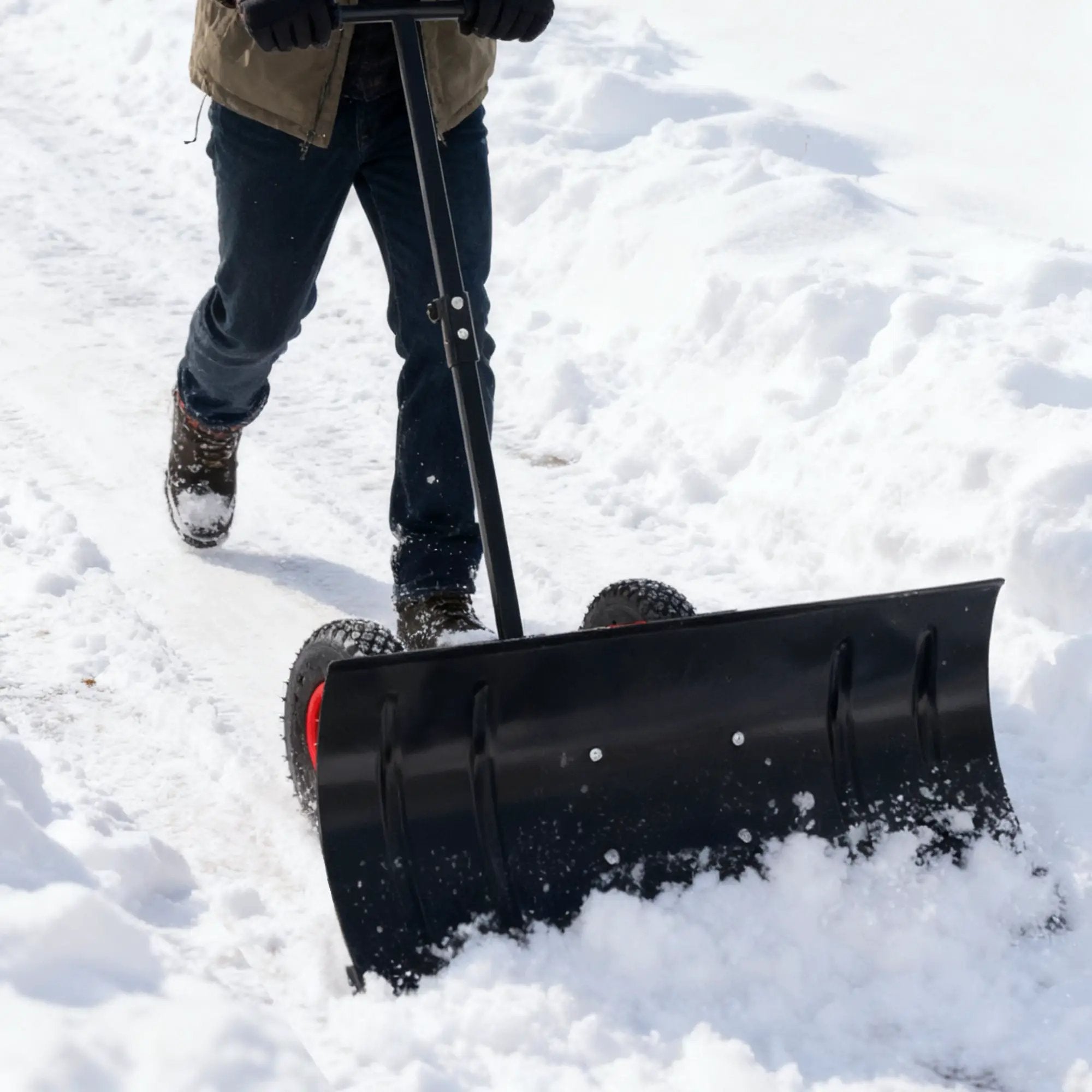 30" Wide Metal Snow Pusher by HouseOfZazla