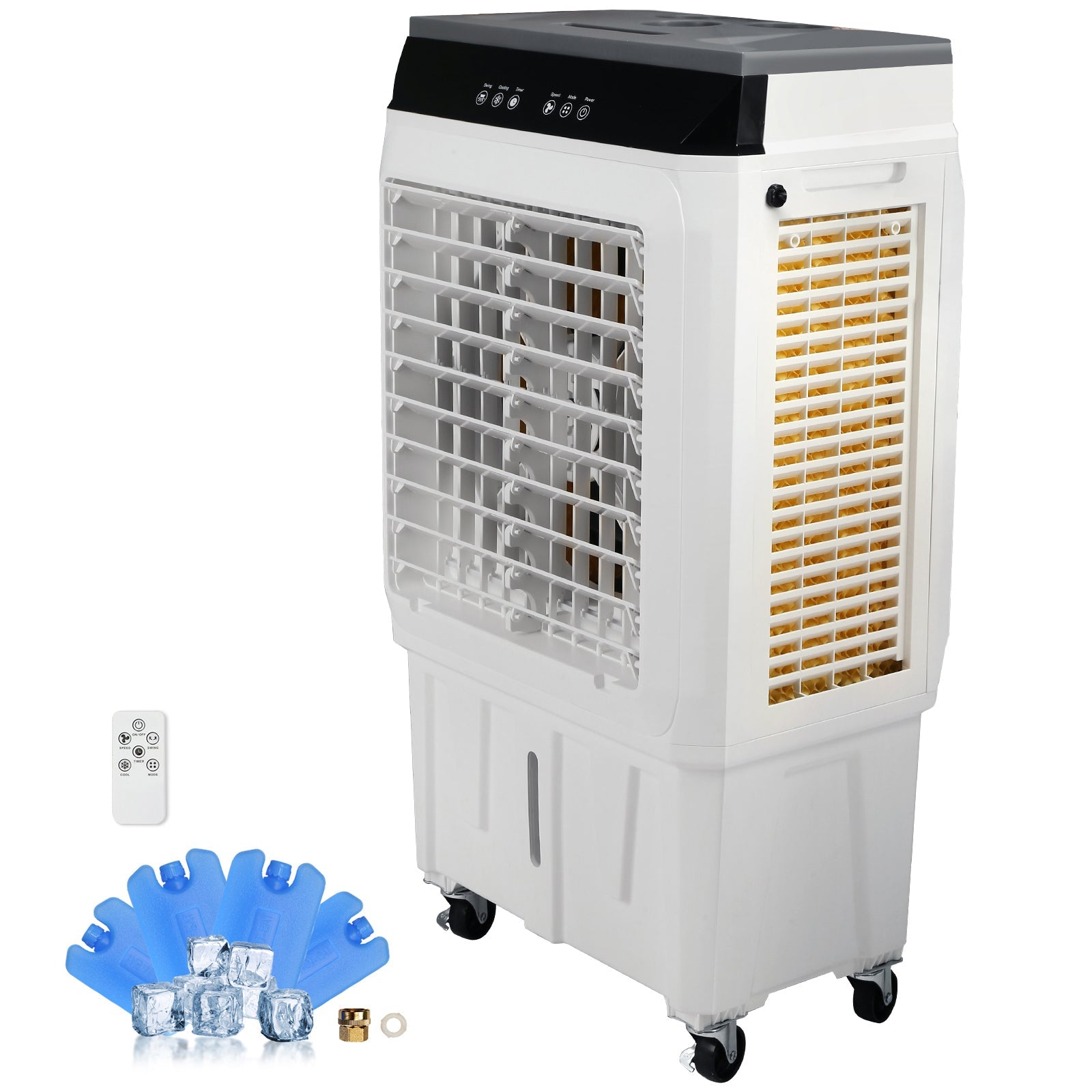 Evaporative Air Cooler with 2100 CFM and 135° Oscillation by HouseOfZazla