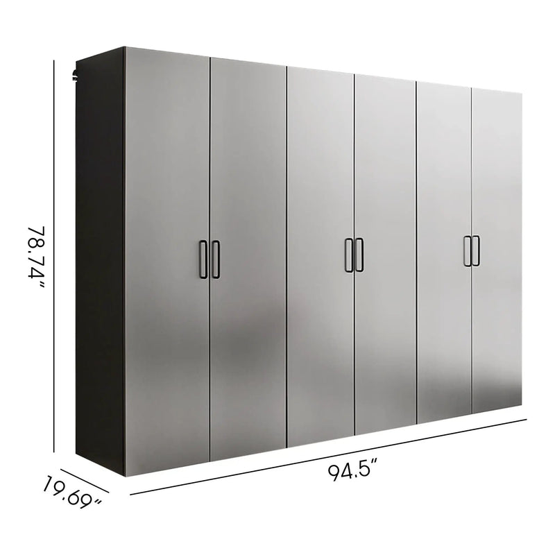 Astro Series - Garage Cabinet Set - Metallic Gray by HouseOfZazla