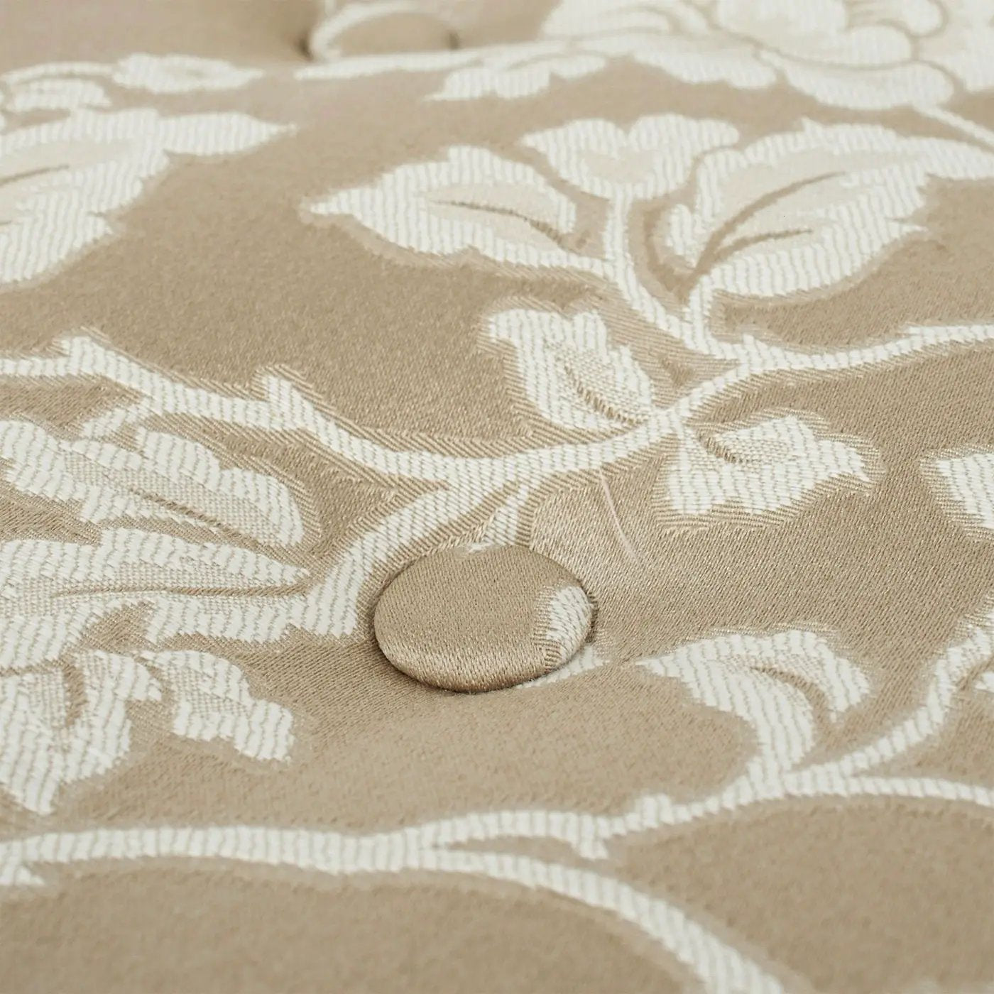 Yolanda - Round Upholstered Accent Ottoman by HouseOfZazla