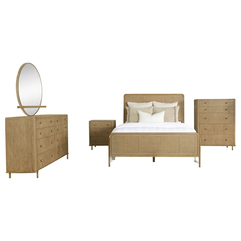 Arini 5-piece California King Bedroom Set Sand Wash by Unique Piece Furniture