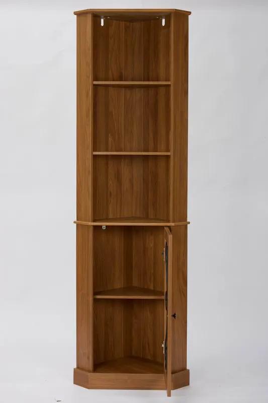 Tall Corner Bar Cabinet with Storage by HouseOfZazla