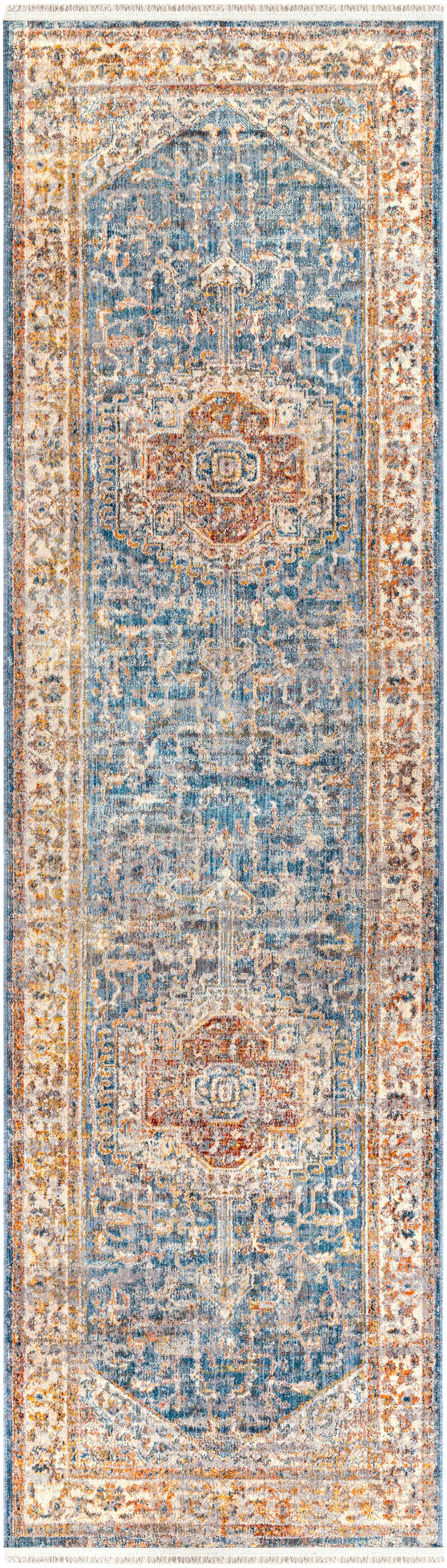 Solana Distressed Medallion Area Carpet - Clearance by Boutique Rugs