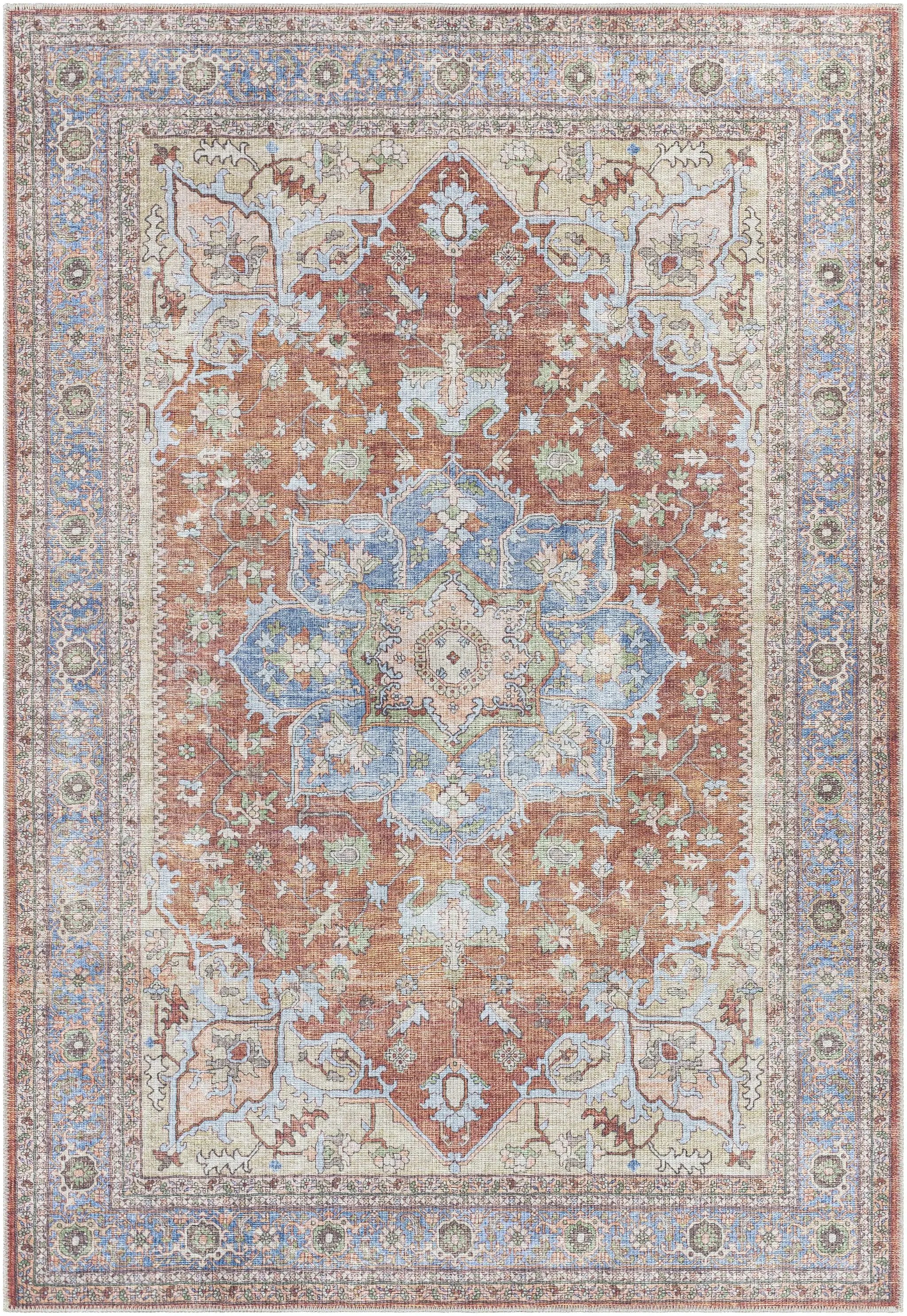 Brown Bagamanoc Medallion @Area Rug - Clearance by Boutique Rugs