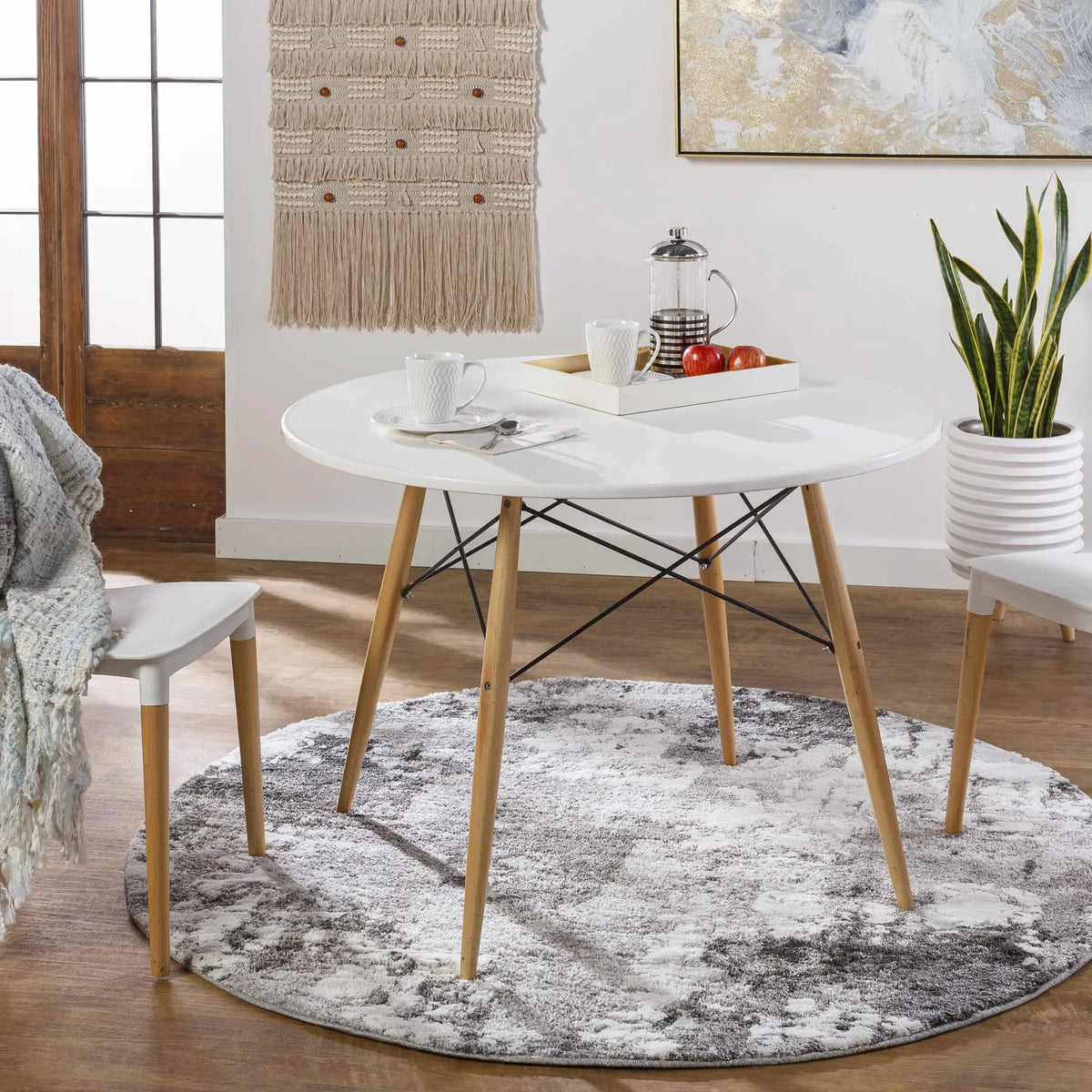 Balmat Area Rug, installed in a room 2