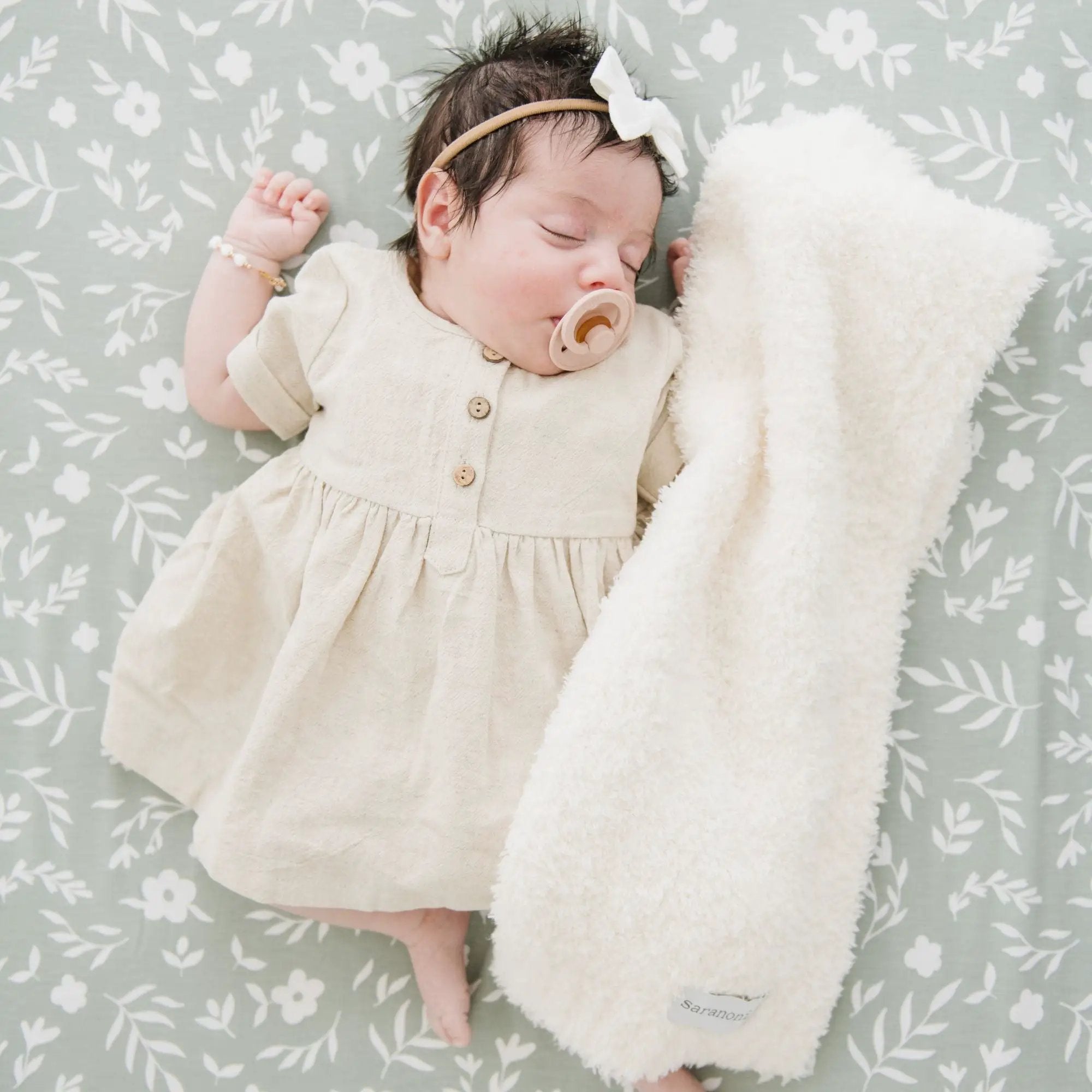 Bamboni Mini Bamboo Rayon Baby Blankets 15x20 Inches by HouseOfZazla