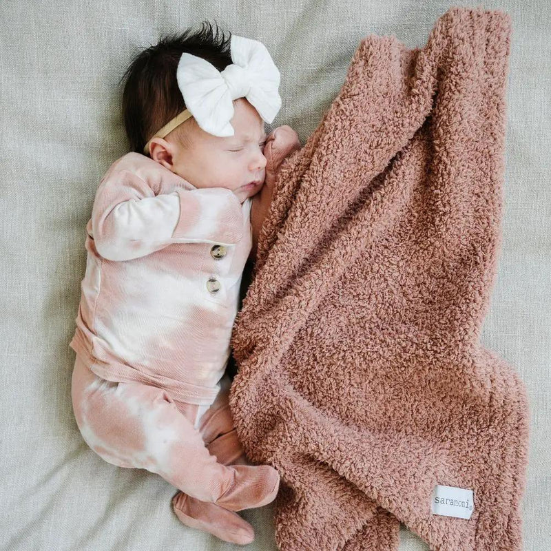 Bamboni Mini Bamboo Rayon Baby Blankets 15x20 Inches by HouseOfZazla
