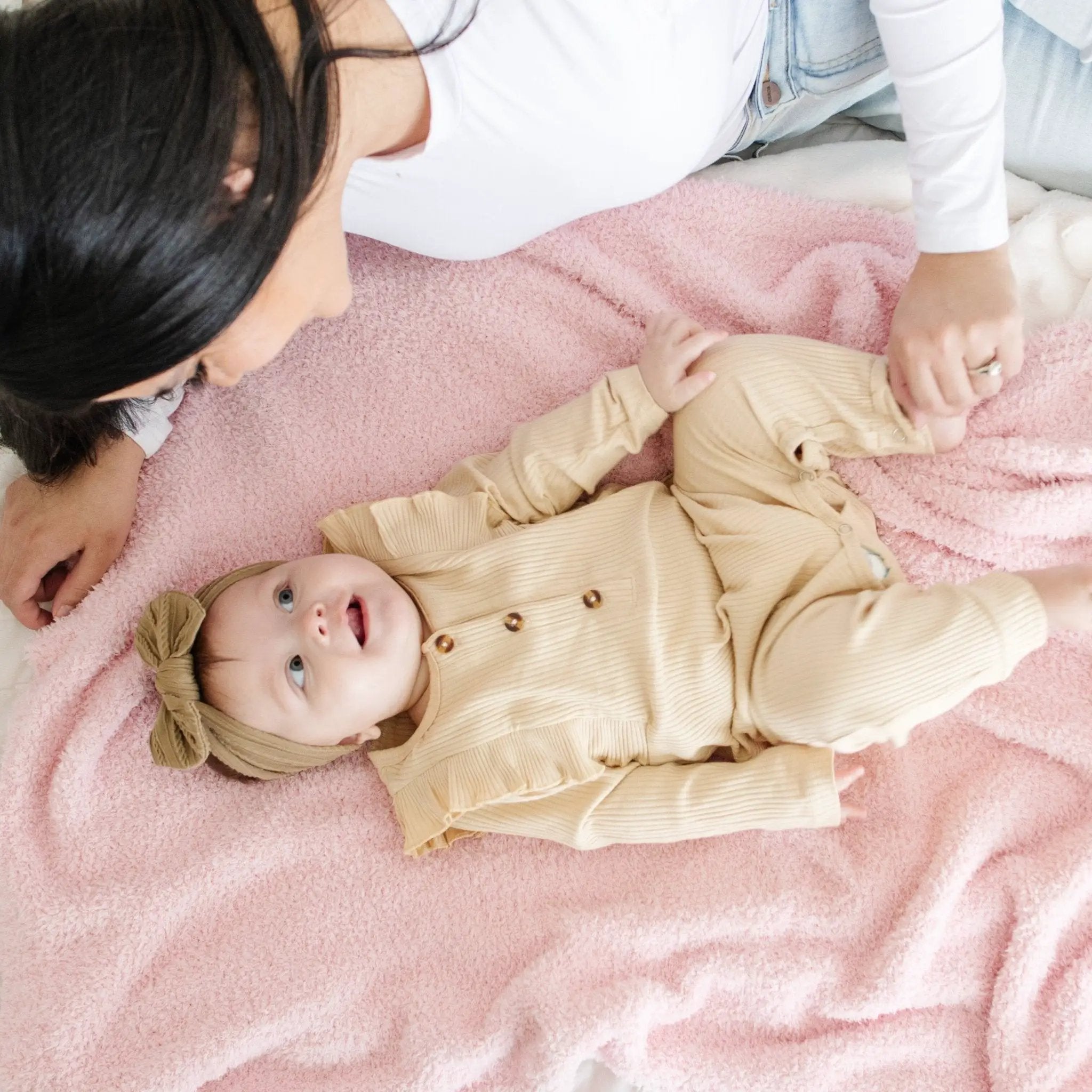 Bamboni® Receiving Blanket 30" x 40" Bamboo Rayon Blend by HouseOfZazla