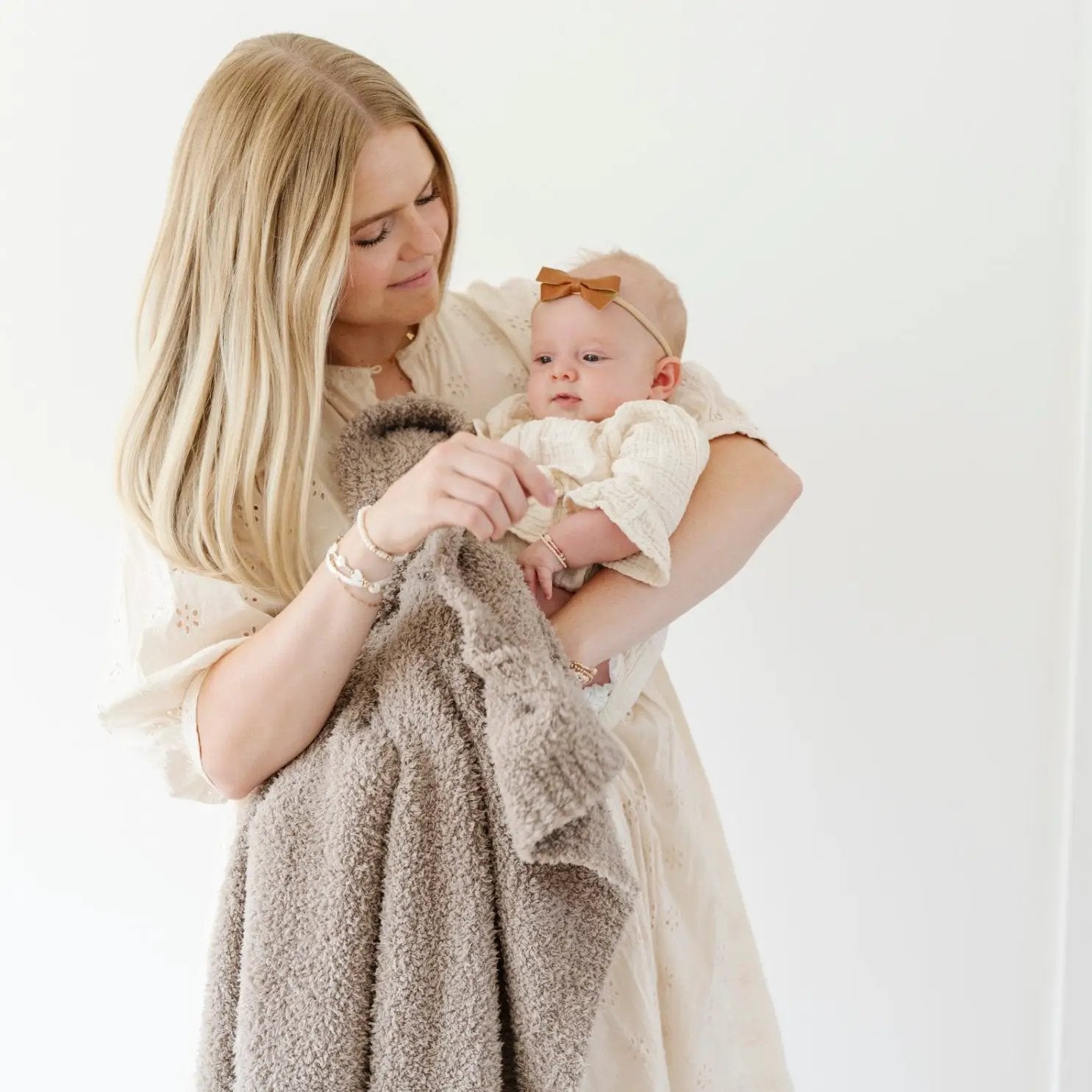 Bamboni® Receiving Blanket 30" x 40" Bamboo Rayon Blend by HouseOfZazla