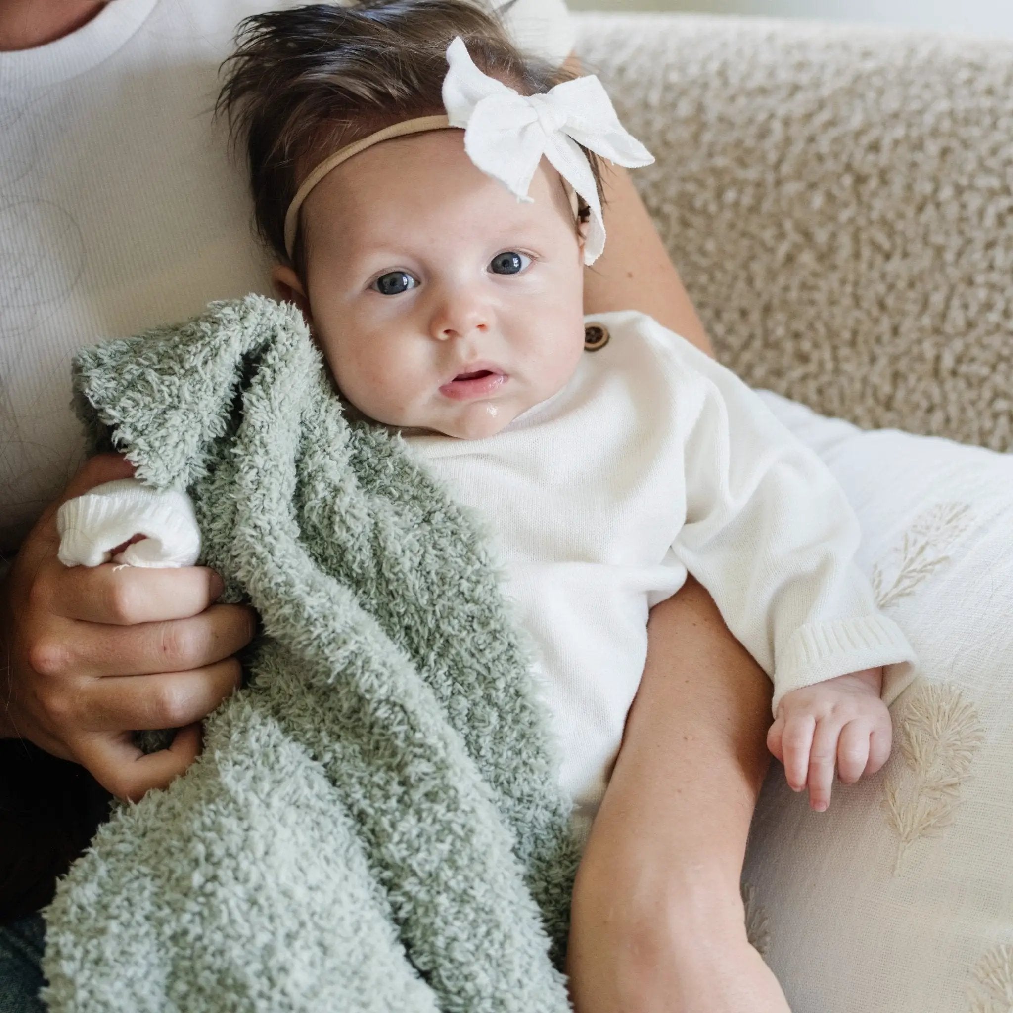 Bamboni® Receiving Blanket 30" x 40" Bamboo Rayon Blend by HouseOfZazla