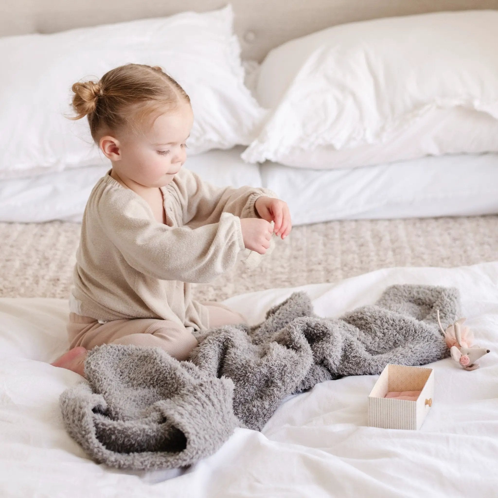 Bamboni® Receiving Blanket 30" x 40" Bamboo Rayon Blend by HouseOfZazla