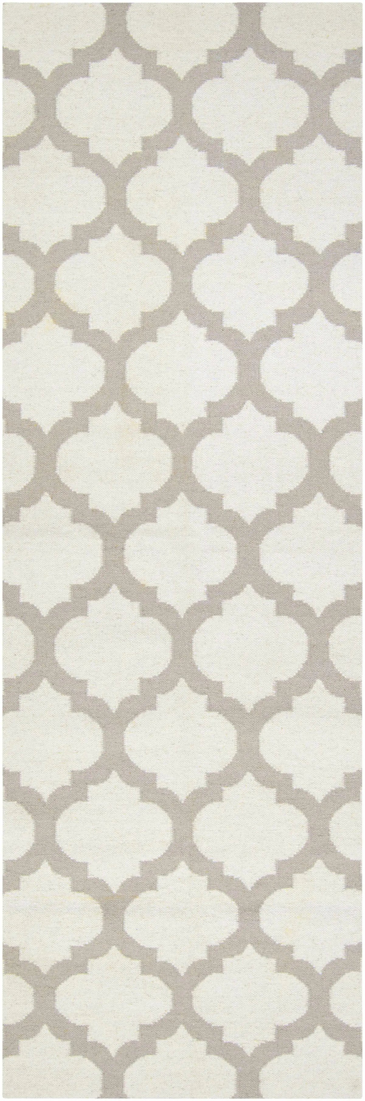 Banks Ivory/Gray Trellis Wool Rug - Clearance, photo 8 of 10